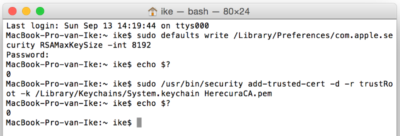 OS X import