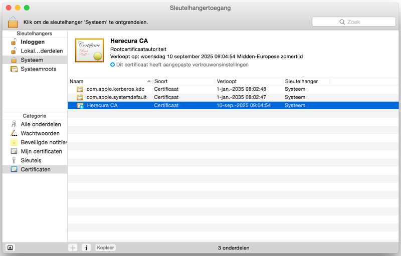 OS X verify